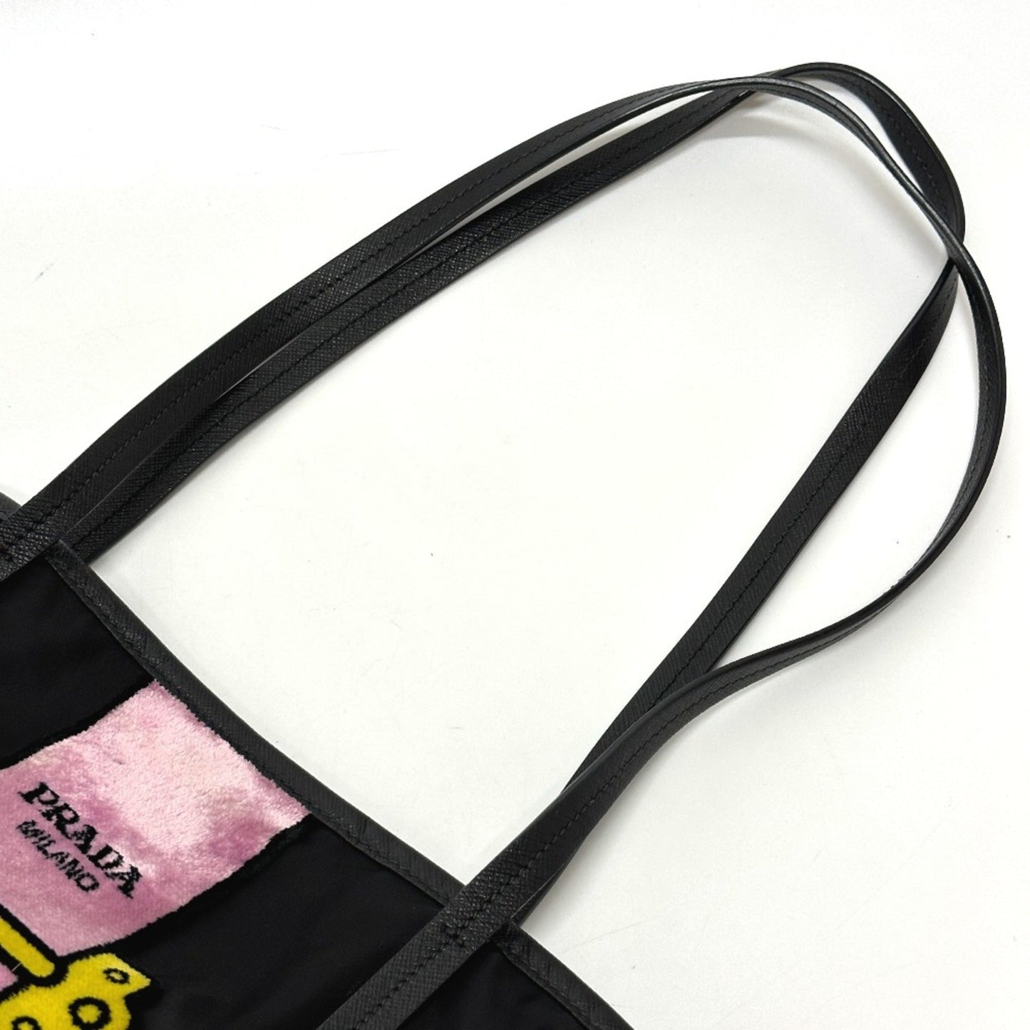 Prada Black Cloth Tote Bag