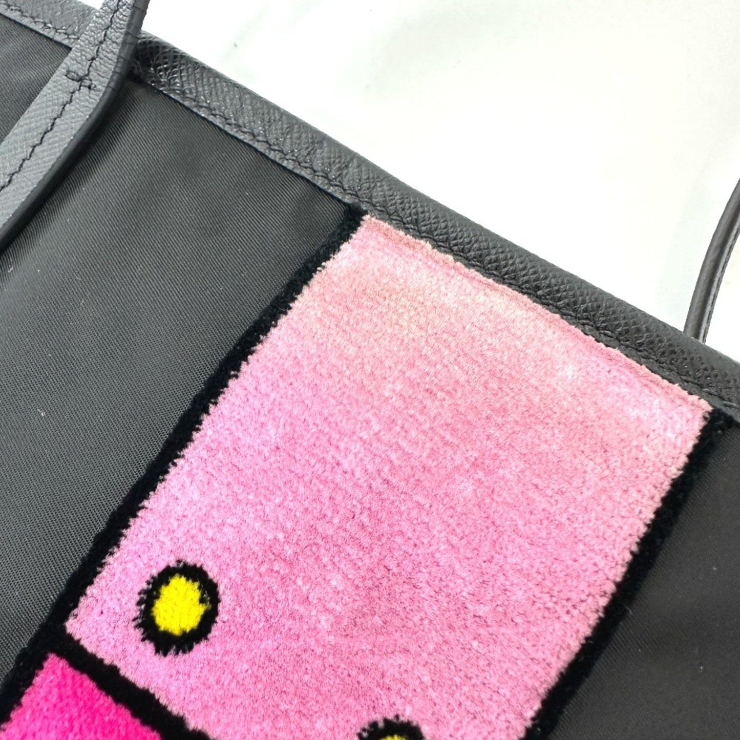 Prada Black Cloth Tote Bag