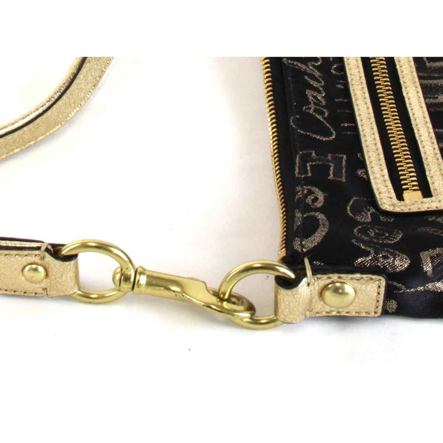 Coach Black Canvas Shoulder Bag