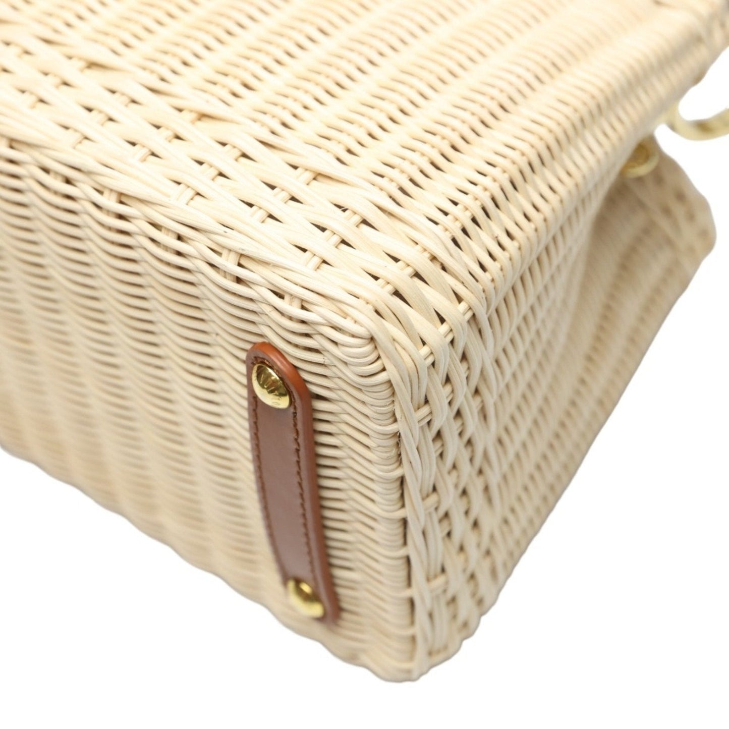 Louis Vuitton Beige Brown Leather Shoulder Bag