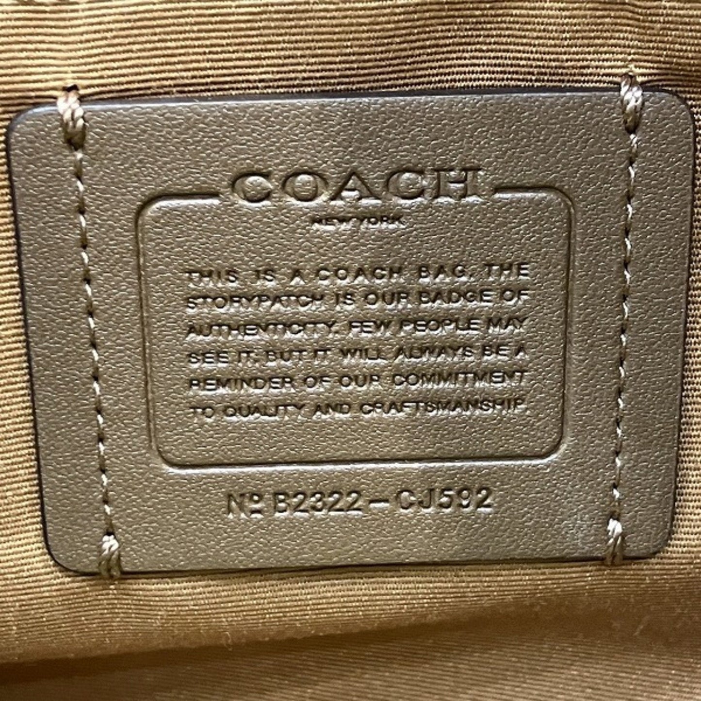 Coach Beige Lemon Yellow Pvc Leather Handbag Shoulder Bag