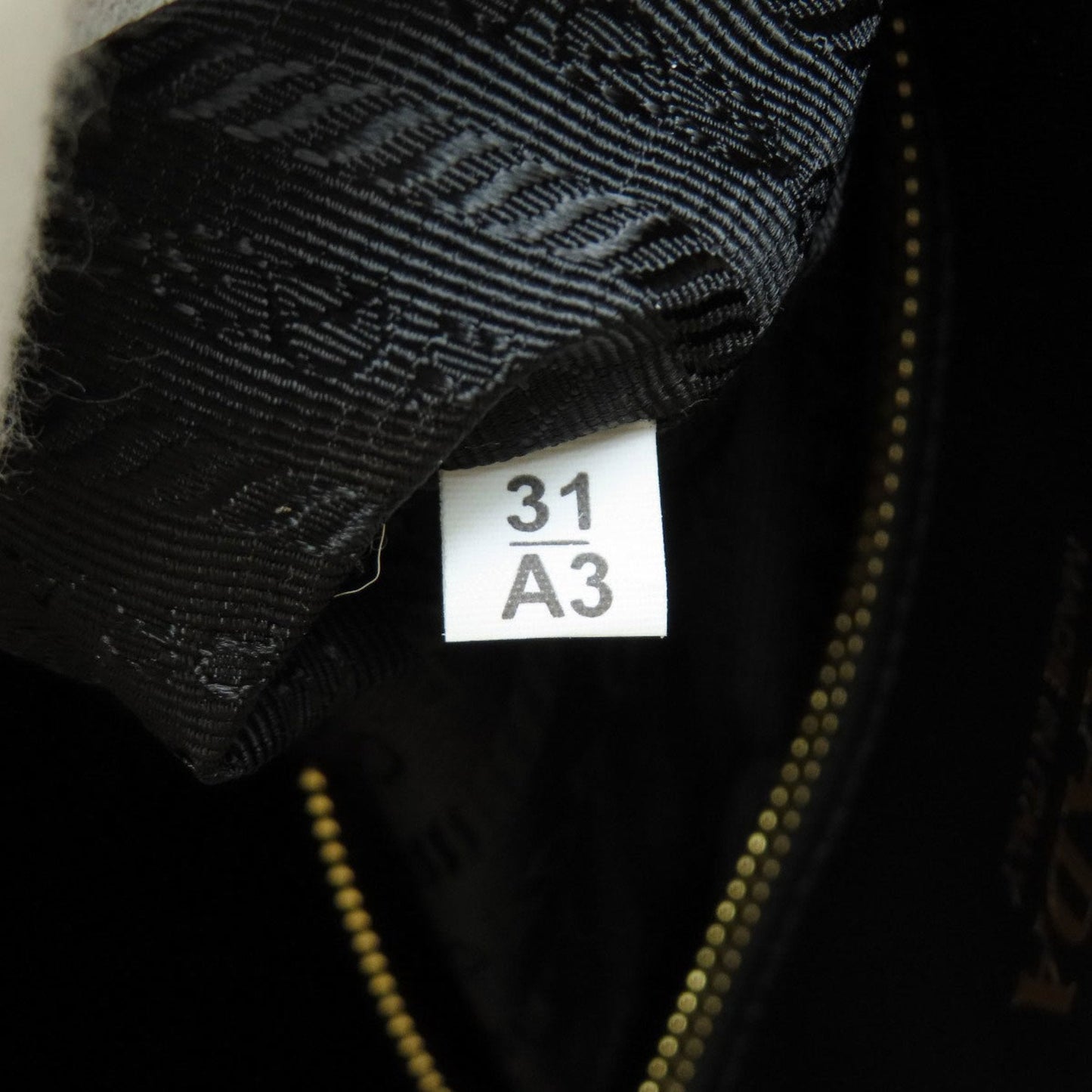 Prada Black Brown Canvas Handbag