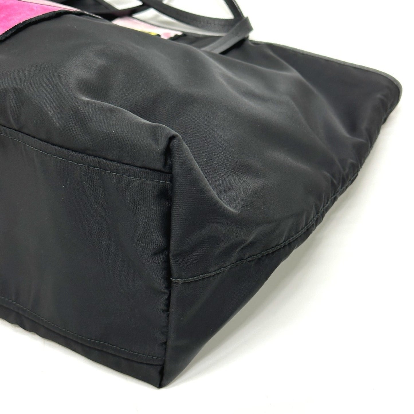 Prada Black Cloth Tote Bag