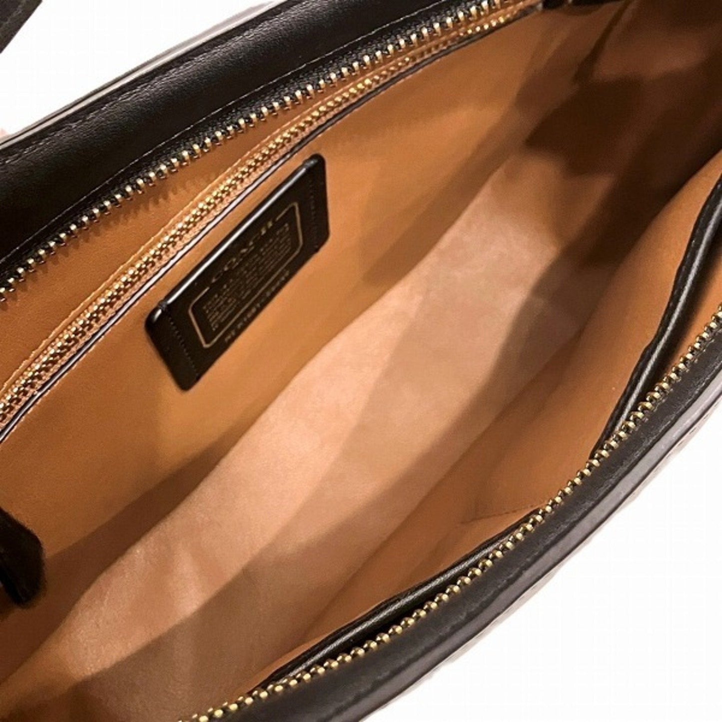 Coach Black Leather Handbag Shoulder Bag