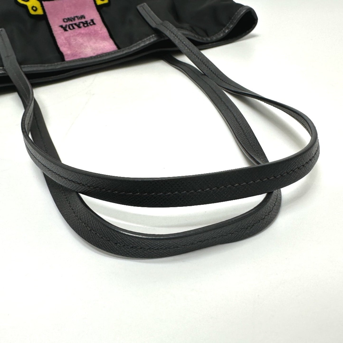 Prada Black Cloth Tote Bag