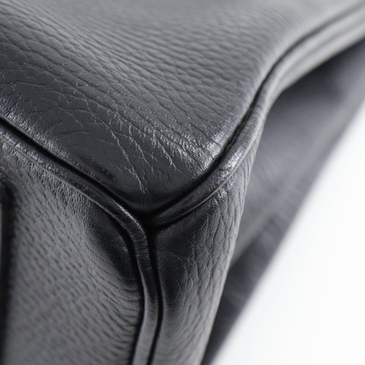 Hermes Black Ardennes Leather Handbag