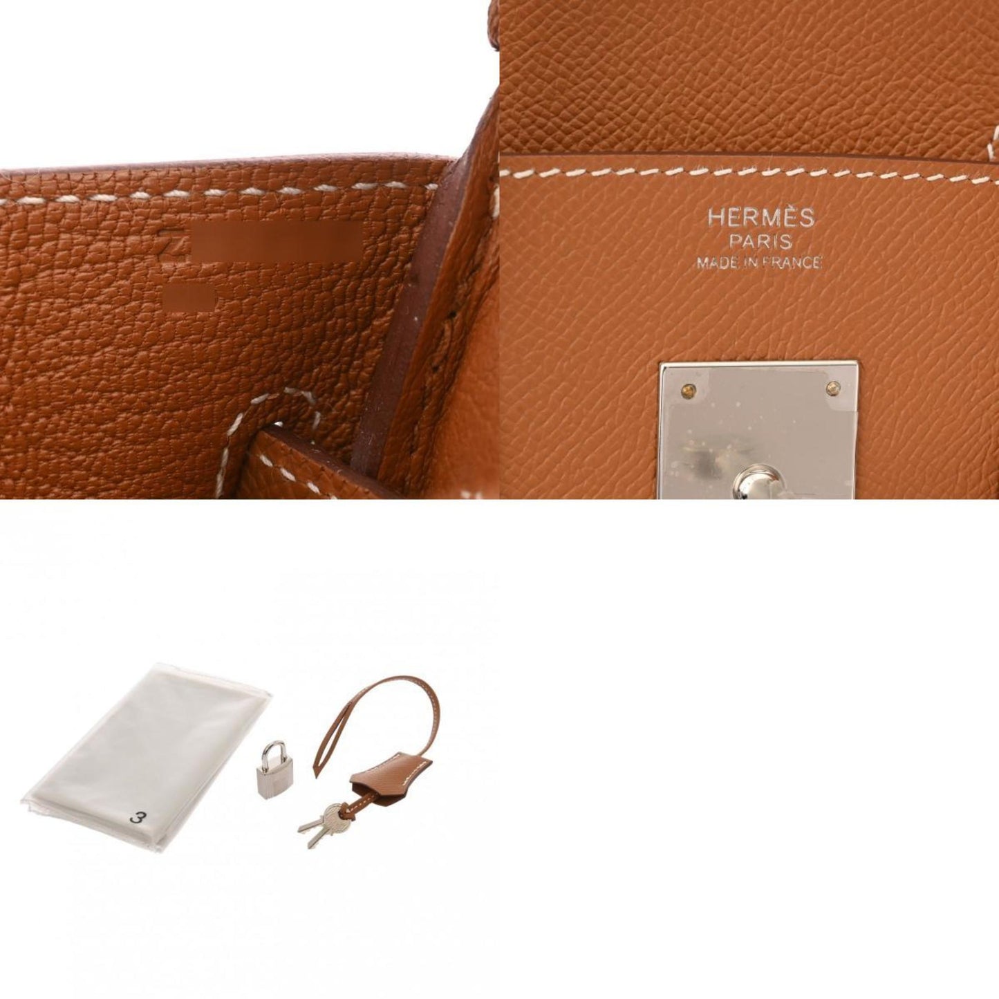 Hermes Birkin Gold Epsom Leather Handbag