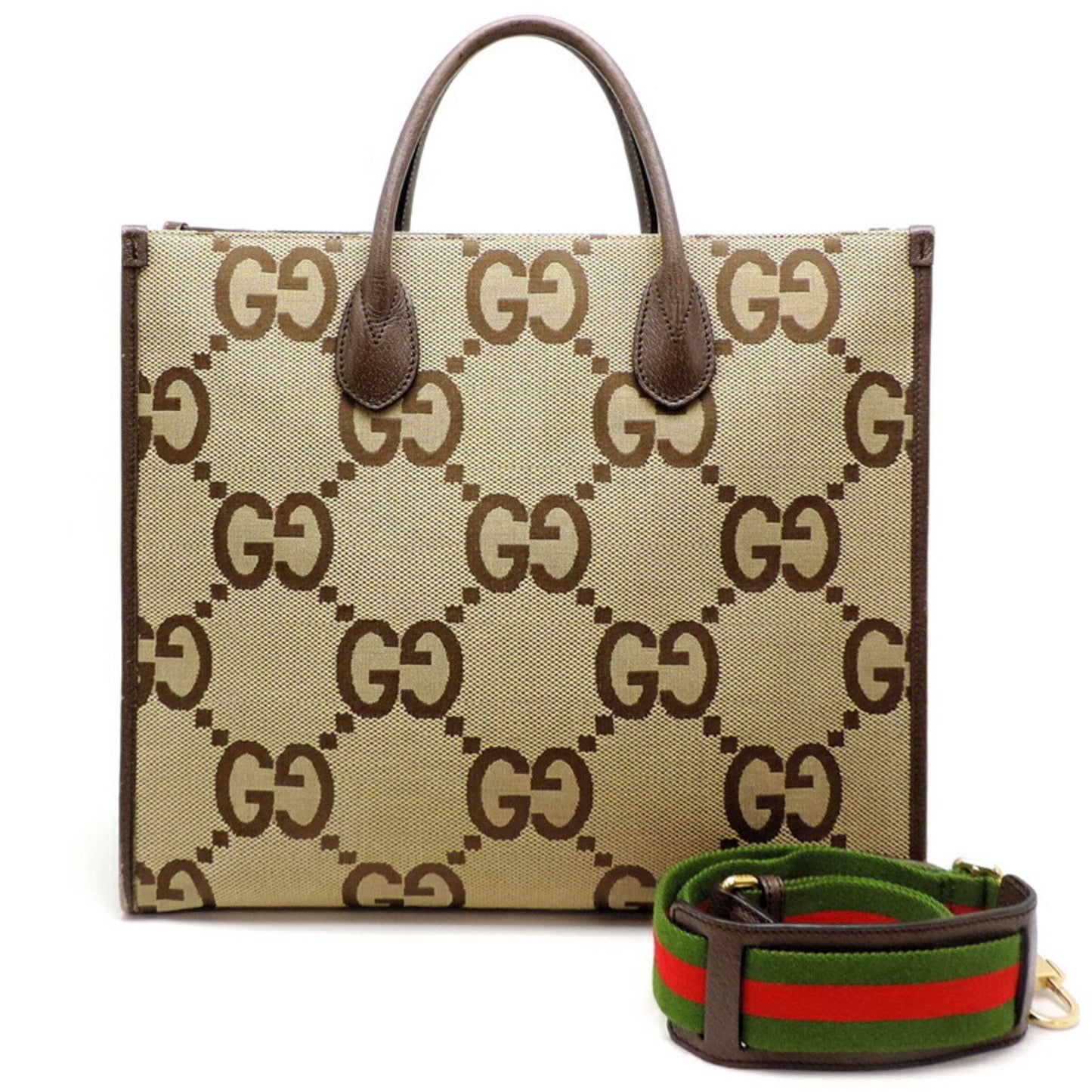 Gucci Beige Leather Tote Bag