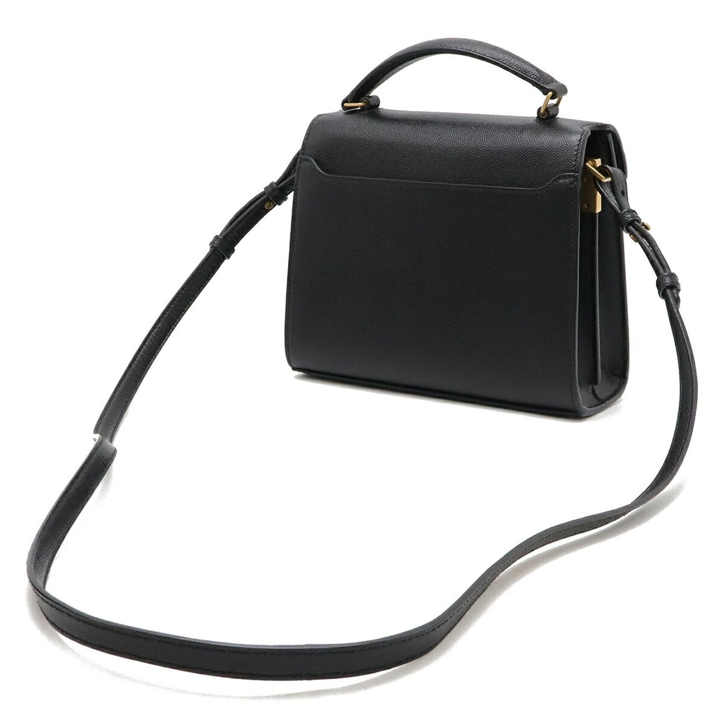 Yves Saint Laurent Black Leather Handbag
