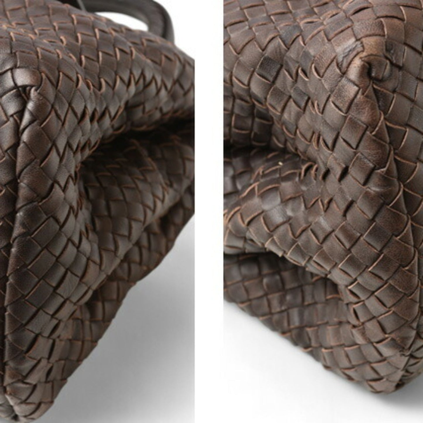Bottega Veneta Dark Brown Intrecciato Tote Bag