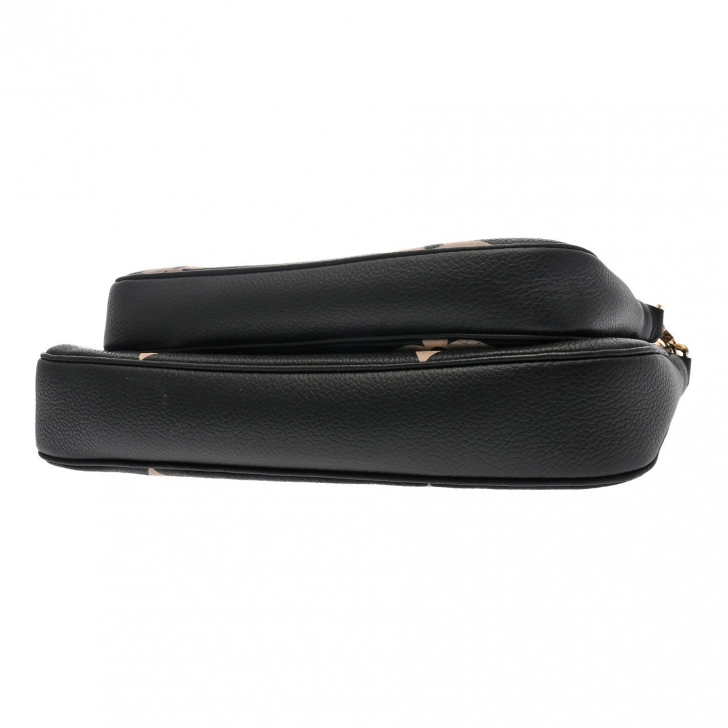 Louis Vuitton Beige Black Monogram Empreinte Pochette Pouch Shoulder Bag