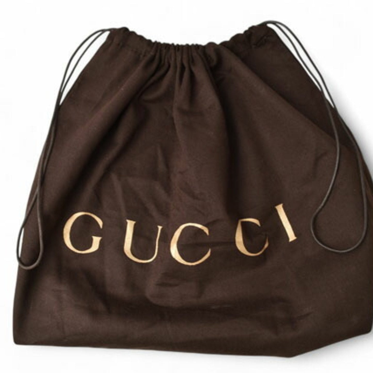 Gucci Beige Black Leather Handbag Tote Bag