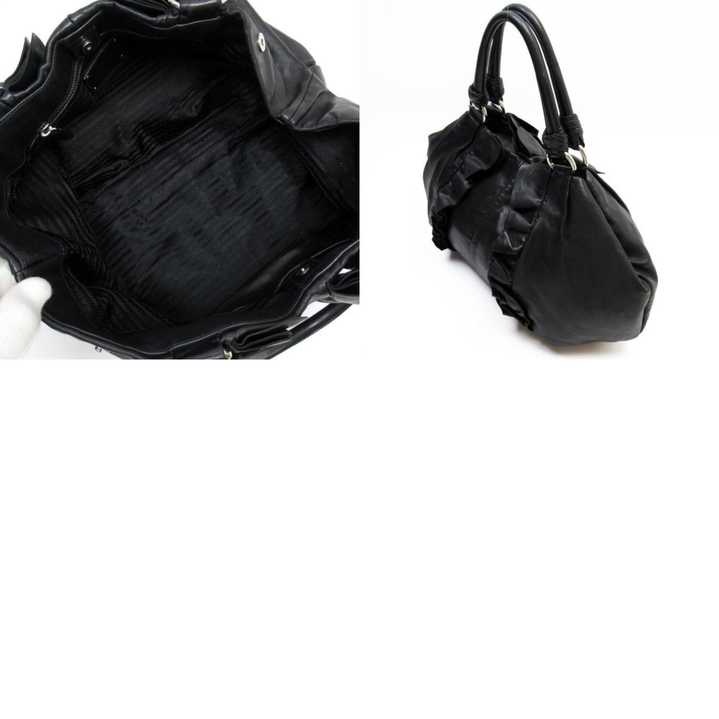 Prada Black Leather Handbag