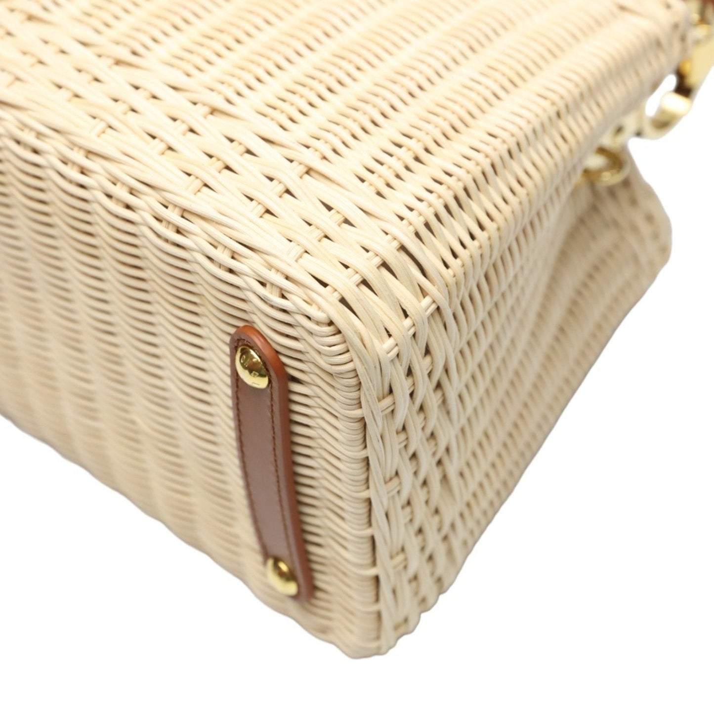 Louis Vuitton Beige Brown Leather Shoulder Bag