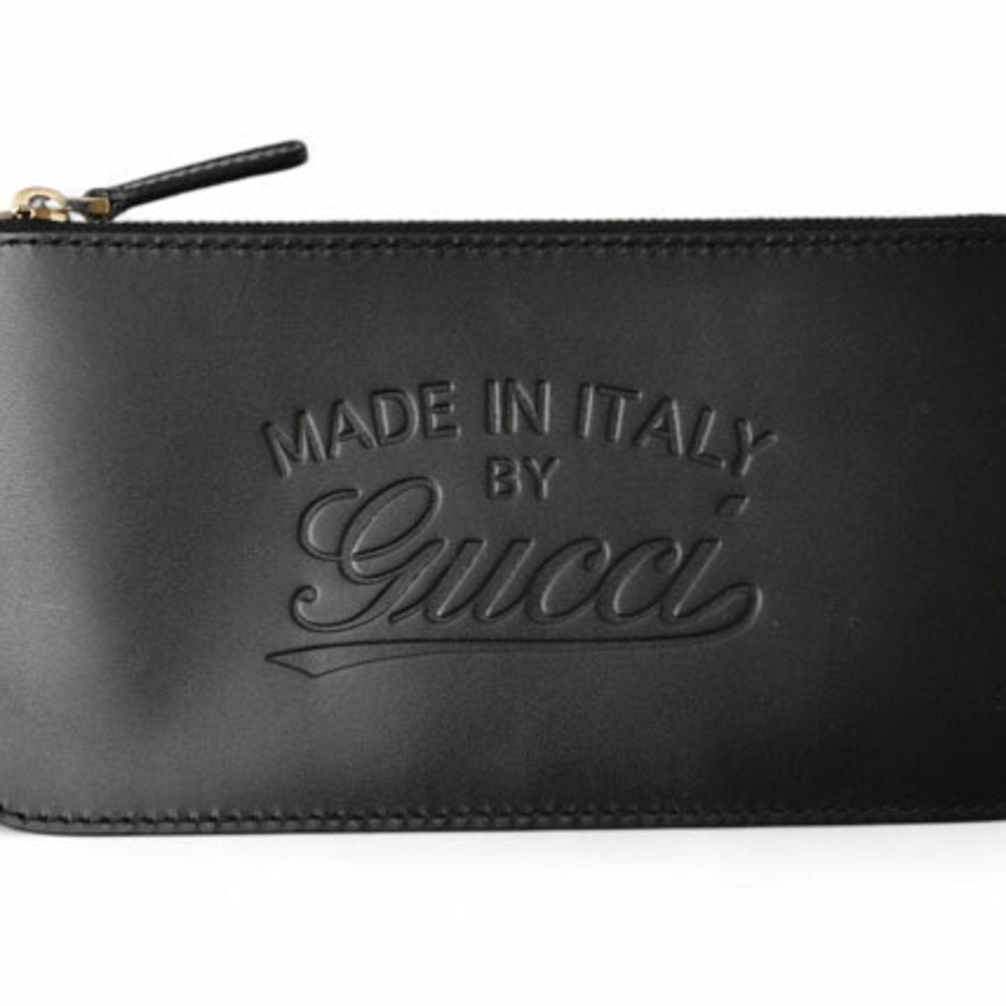 Gucci Beige Black Leather Handbag Tote Bag