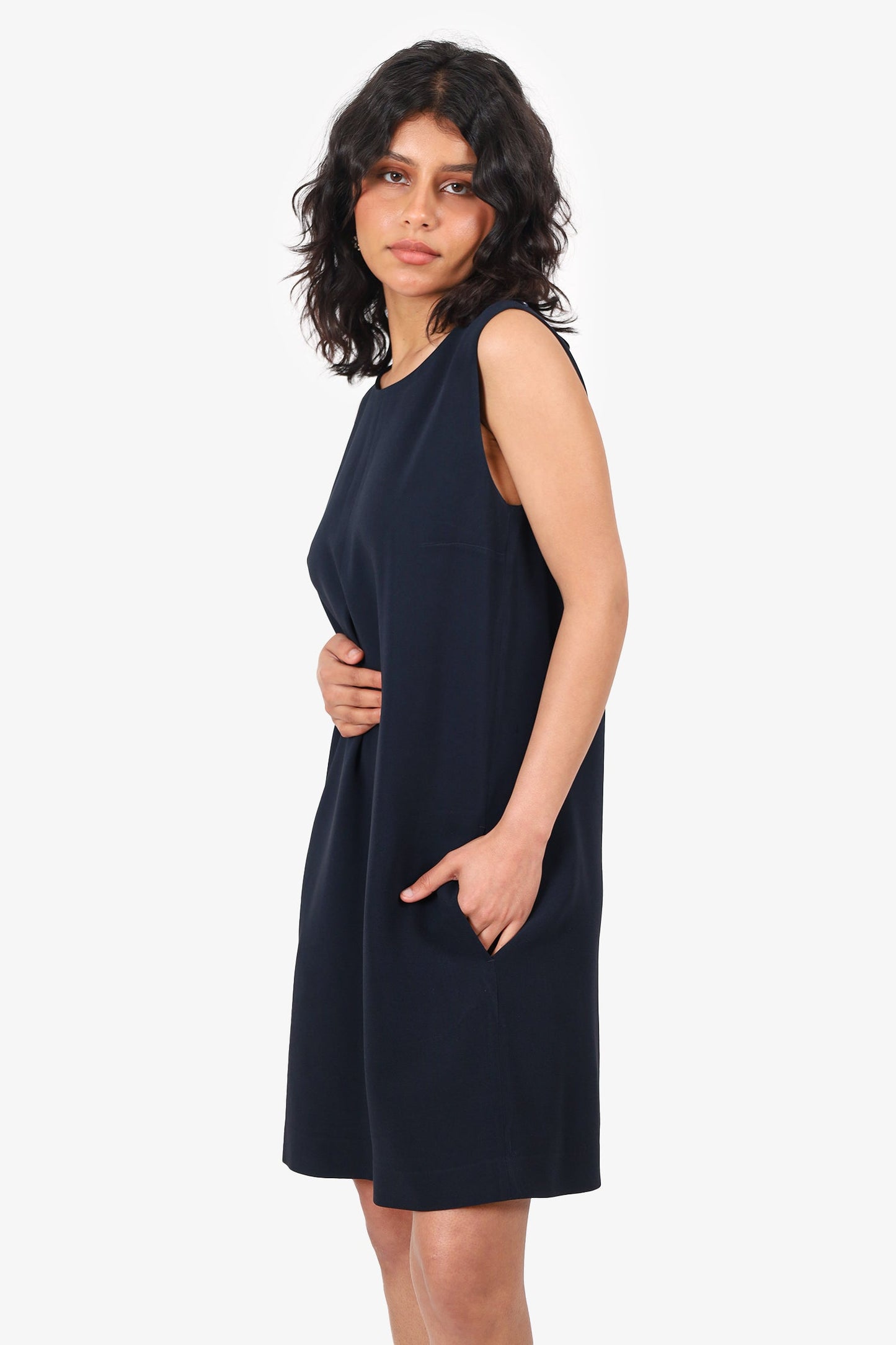 'SMaxmara Black Shift Dress Estimated Size S
