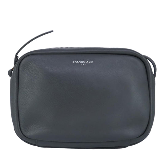 Balenciaga Everyday Grey Leather Shoulder Bag