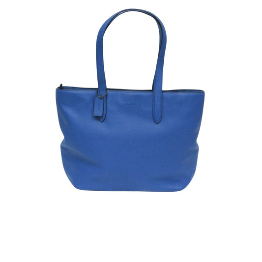 Coach Metropolitan Blue Leather Tote Bag