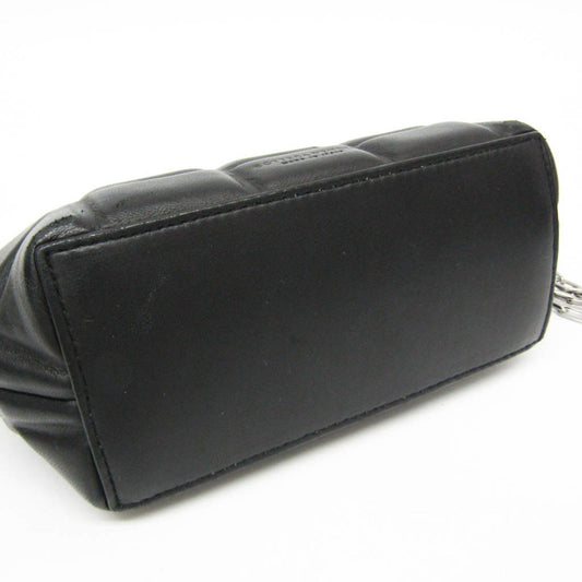 Bottega Veneta Padded Black Leather Shoulder Bag