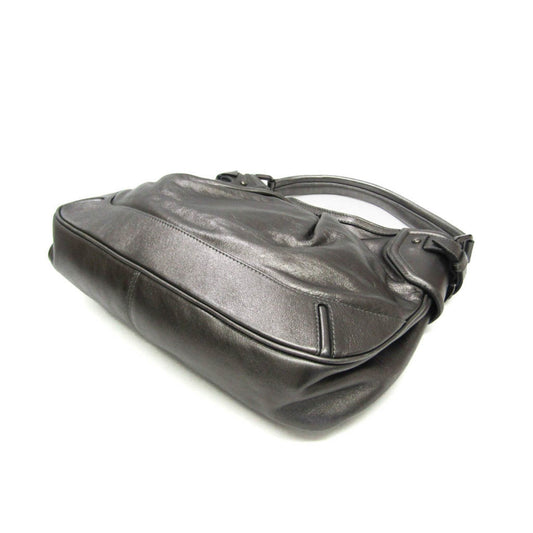 Burberry - Grey Leather Tote Bag