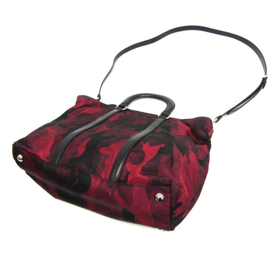 Prada -- Red Leather Shoulder Bag