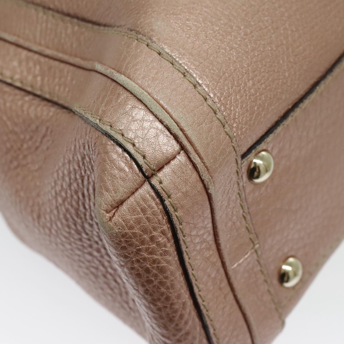 Gucci Bamboo Pink Leather Handbag