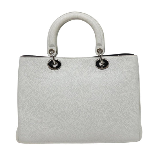 Dior Diorissimo White Leather Handbag