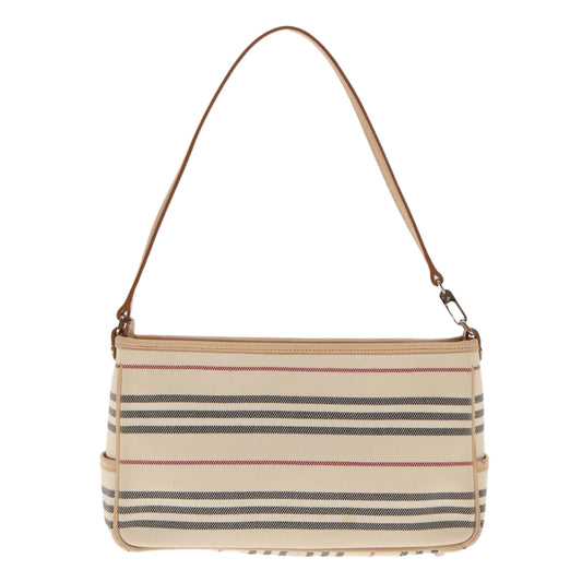 Burberry Beige Canvas Shoulder Bag