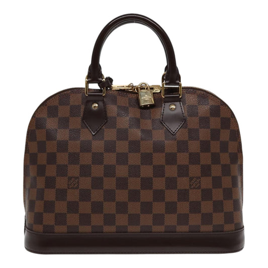 Louis Vuitton Alma Brown Canvas Handbag