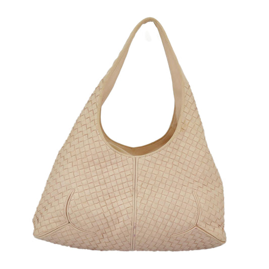 Bottega Veneta Intrecciato Pink Leather Shoulder Bag