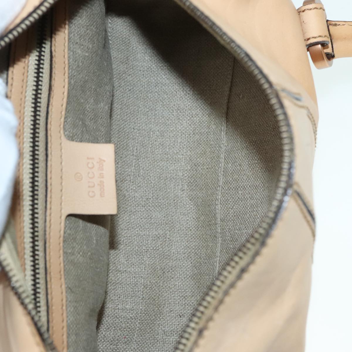 Gucci Beige Leather Handbag