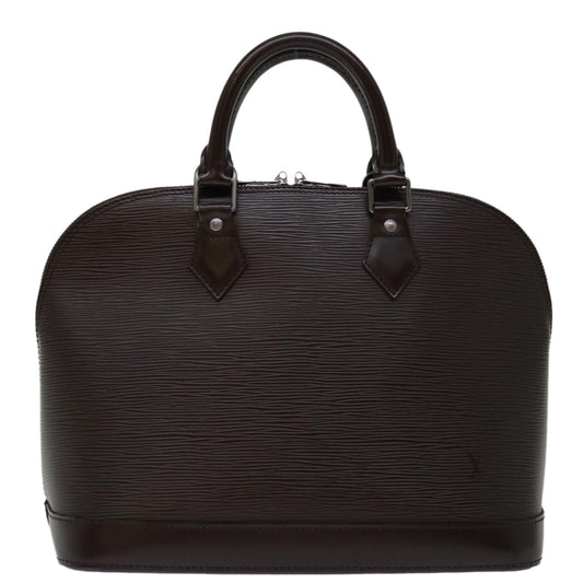 Louis Vuitton Alma Brown Leather Handbag