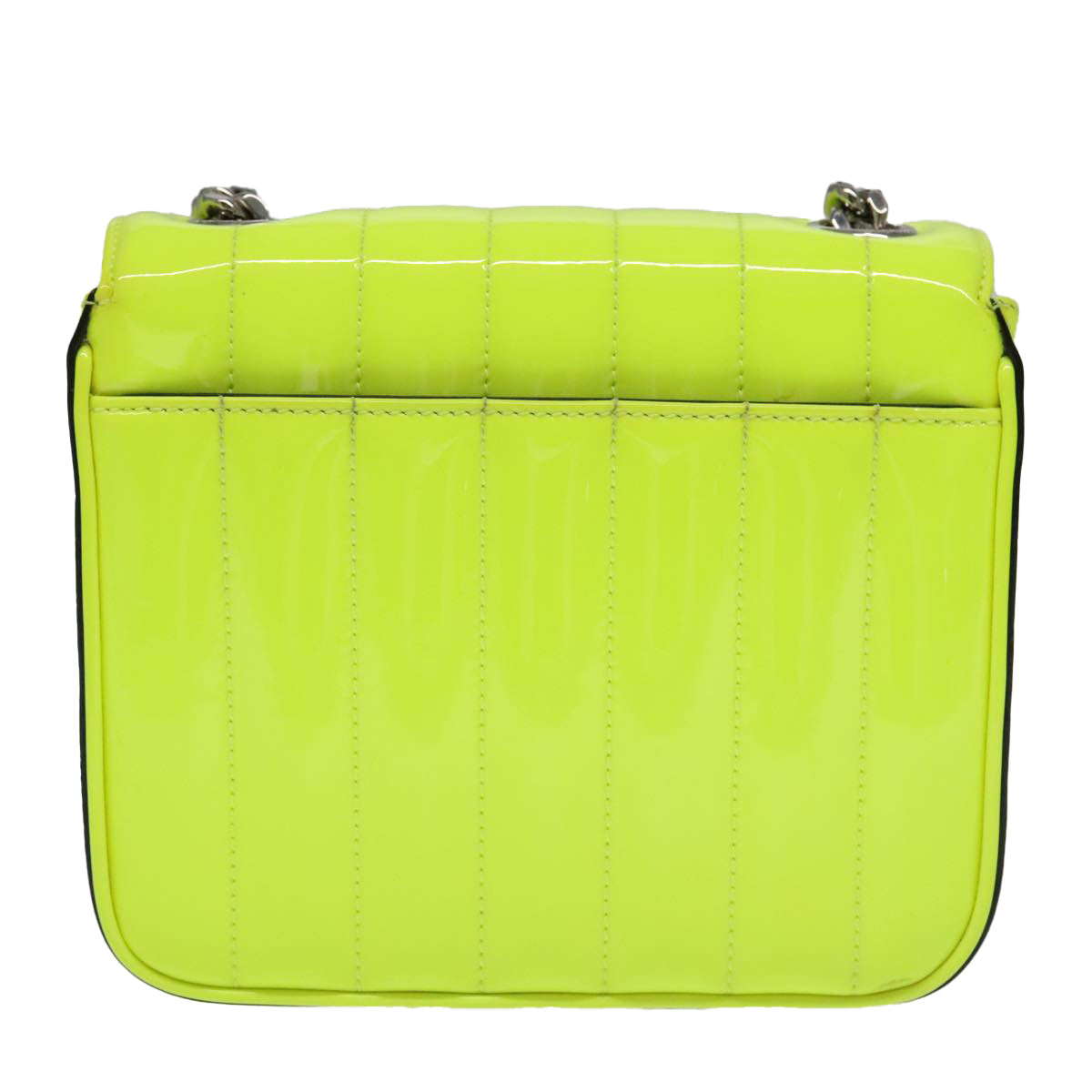 Saint Laurent Vicky Green Patent Leather Shoulder Bag