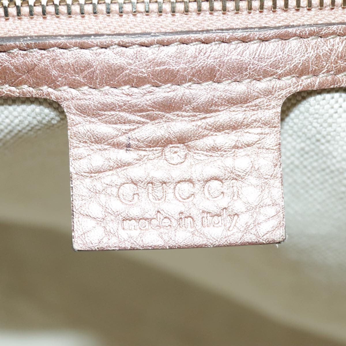 Gucci Bamboo Pink Leather Handbag