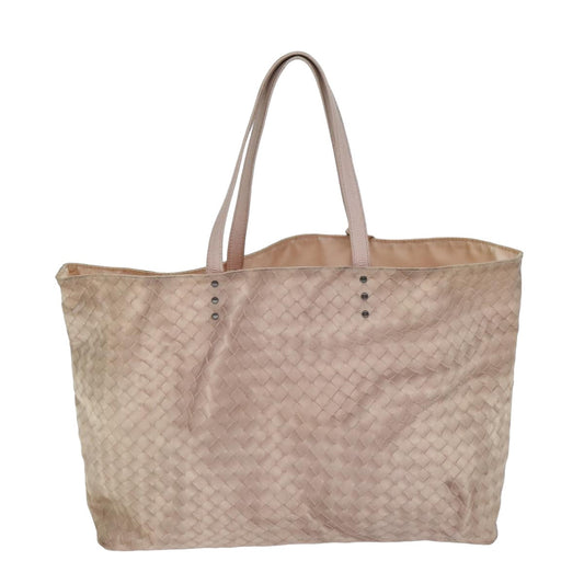 Bottega Veneta Intreccio Mirage Beige Synthetic Tote Bag