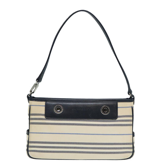 Burberry Beige Canvas Shoulder Bag
