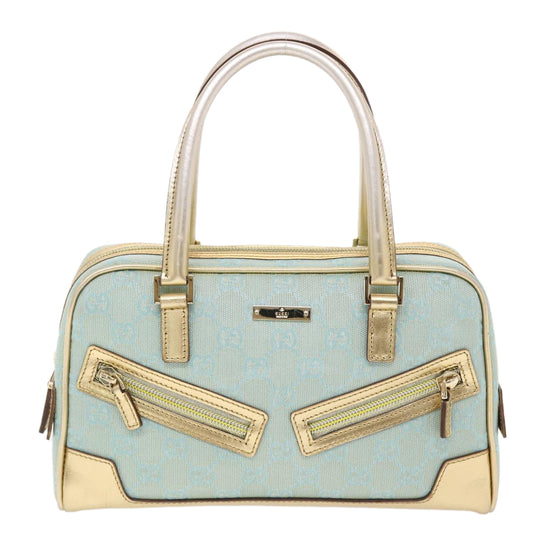 Gucci -- Blue Canvas Handbag