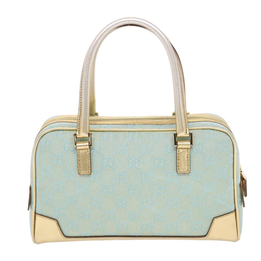 Gucci -- Blue Canvas Handbag