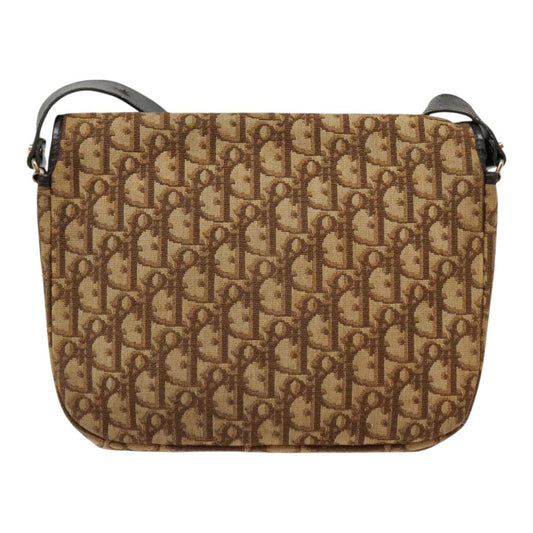 Dior Brown Canvas Shoulder Bag