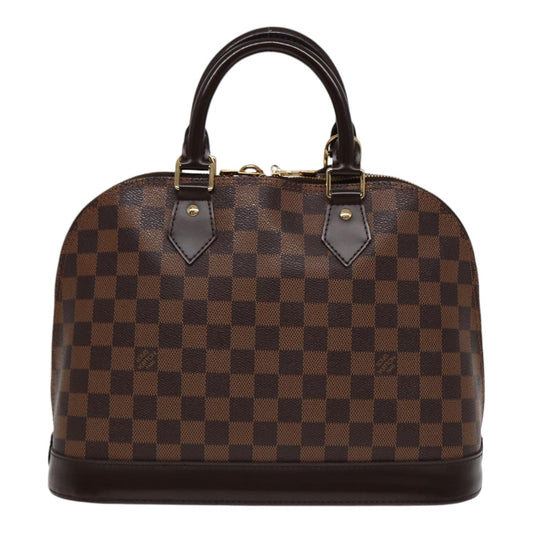 Louis Vuitton Alma Brown Canvas Handbag