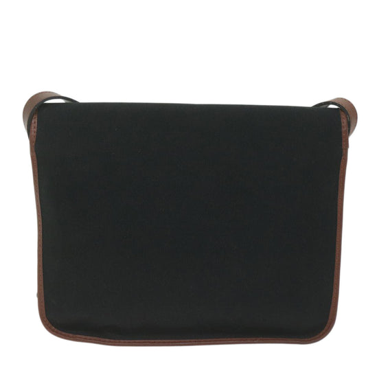 Saint Laurent Black Canvas Shoulder Bag