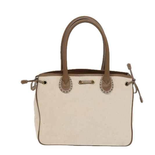 Burberry Beige Canvas Handbag
