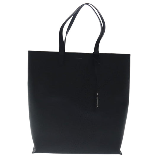 Yves Saint Laurent Black Leather Tote Bag