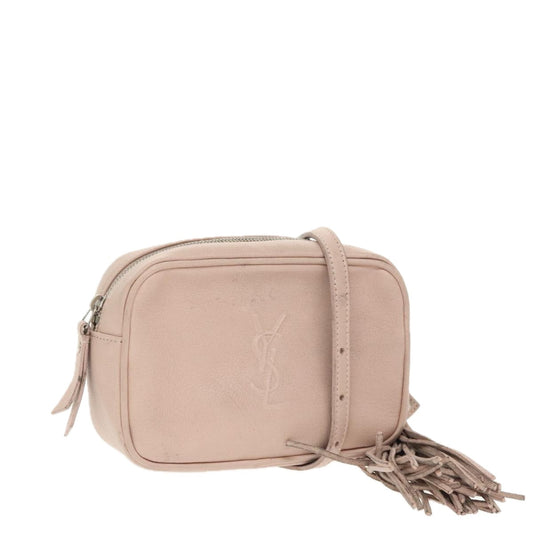 Saint Laurent Lou Pink Leather Shoulder Bag