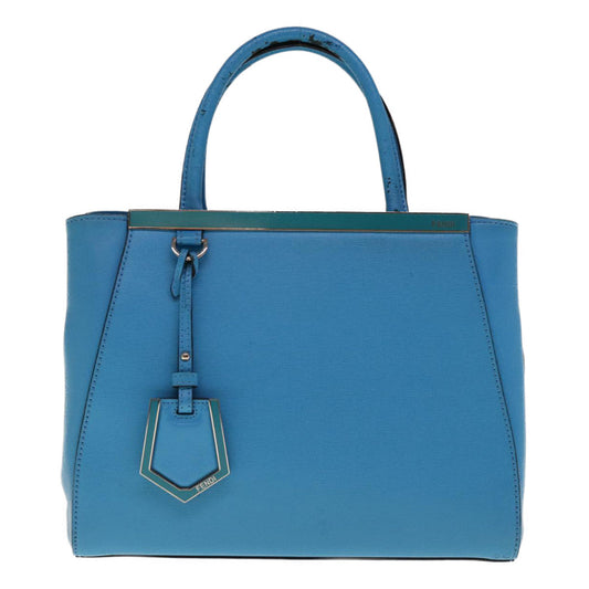 Fendi 2Jours Black Leather Handbag