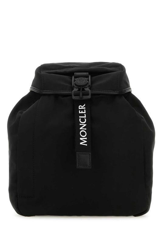 Moncler Women Black Polyester Trick Backpack