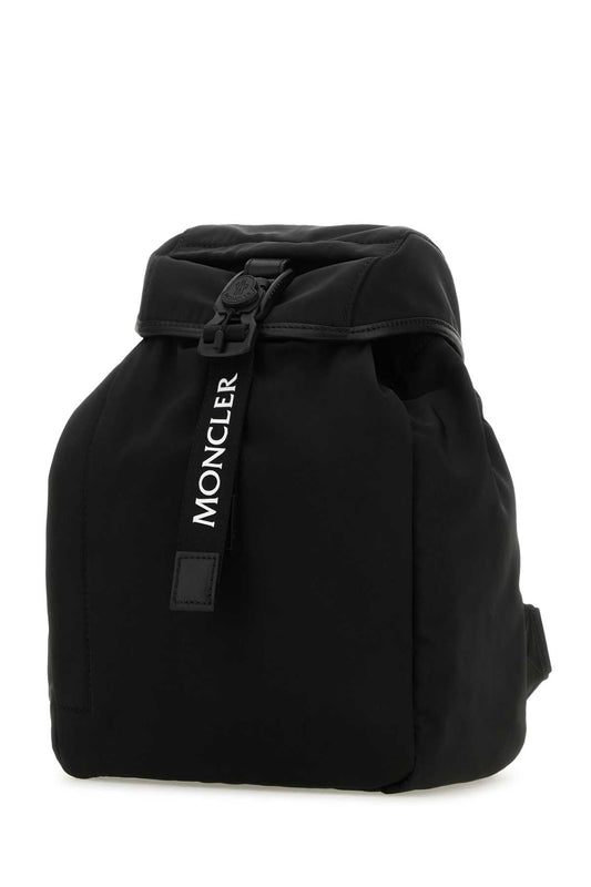 Moncler Women Black Polyester Trick Backpack
