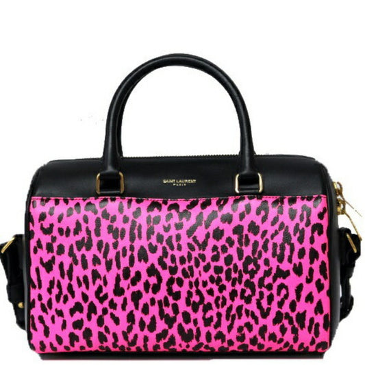 Yves Saint Laurent Black Pink Shoulder Bag