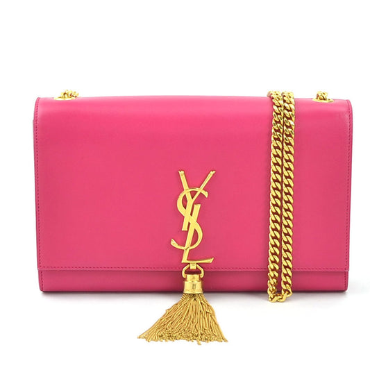 Saint Laurent Pink Leather Shoulder Bag