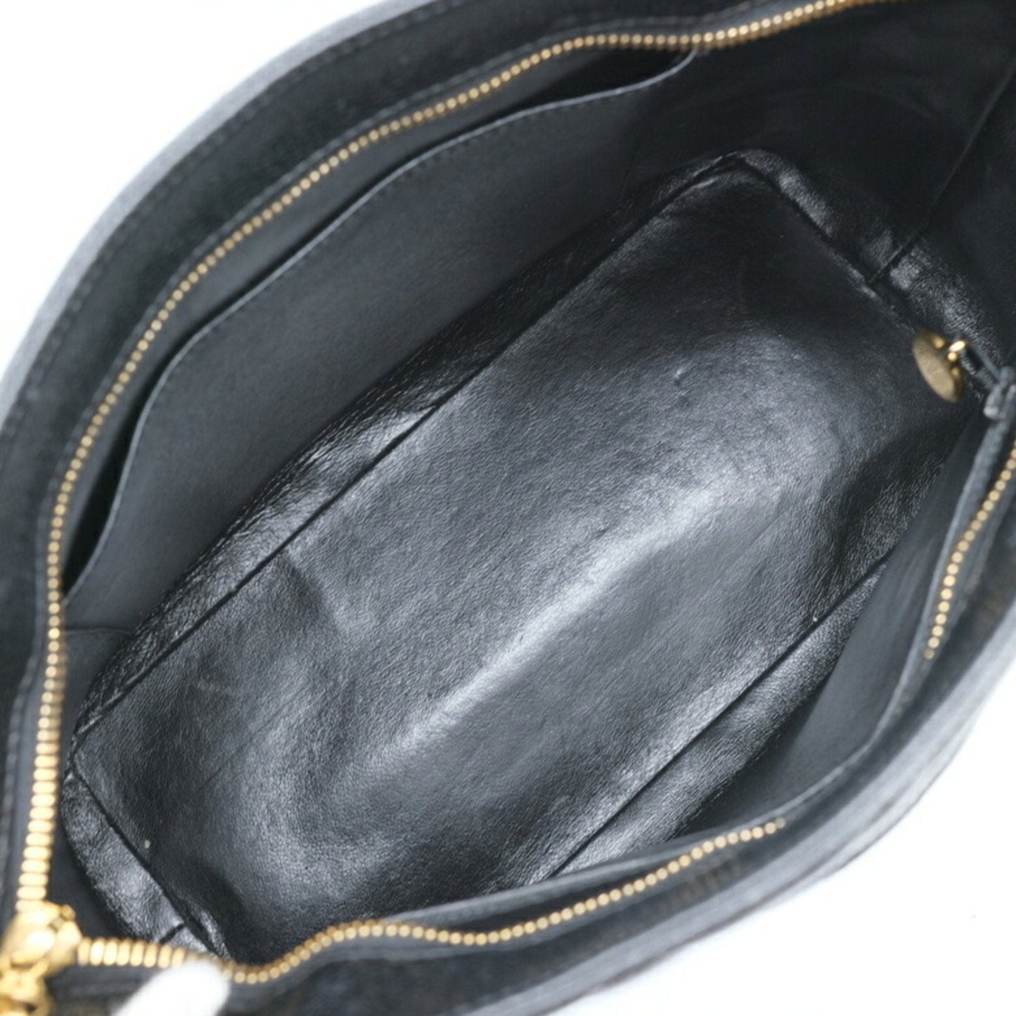 Chanel Black Caviar Leather Handbag Tote Bag